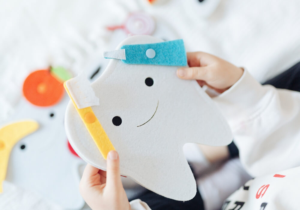 Fun Tooth Toy for Kids Learning About Dental Hygiene Engaging tooth toy for kids promoting dental health education